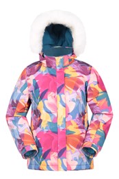 Extreme chaqueta de esquí infantil estampada Estampado de Flores