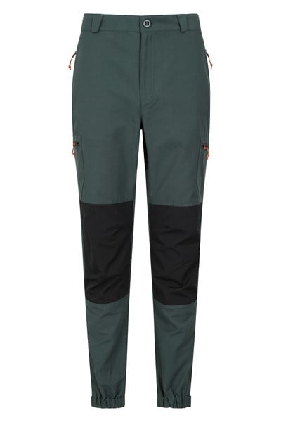 Footprint Mens Walking Trousers - Long Length - Green