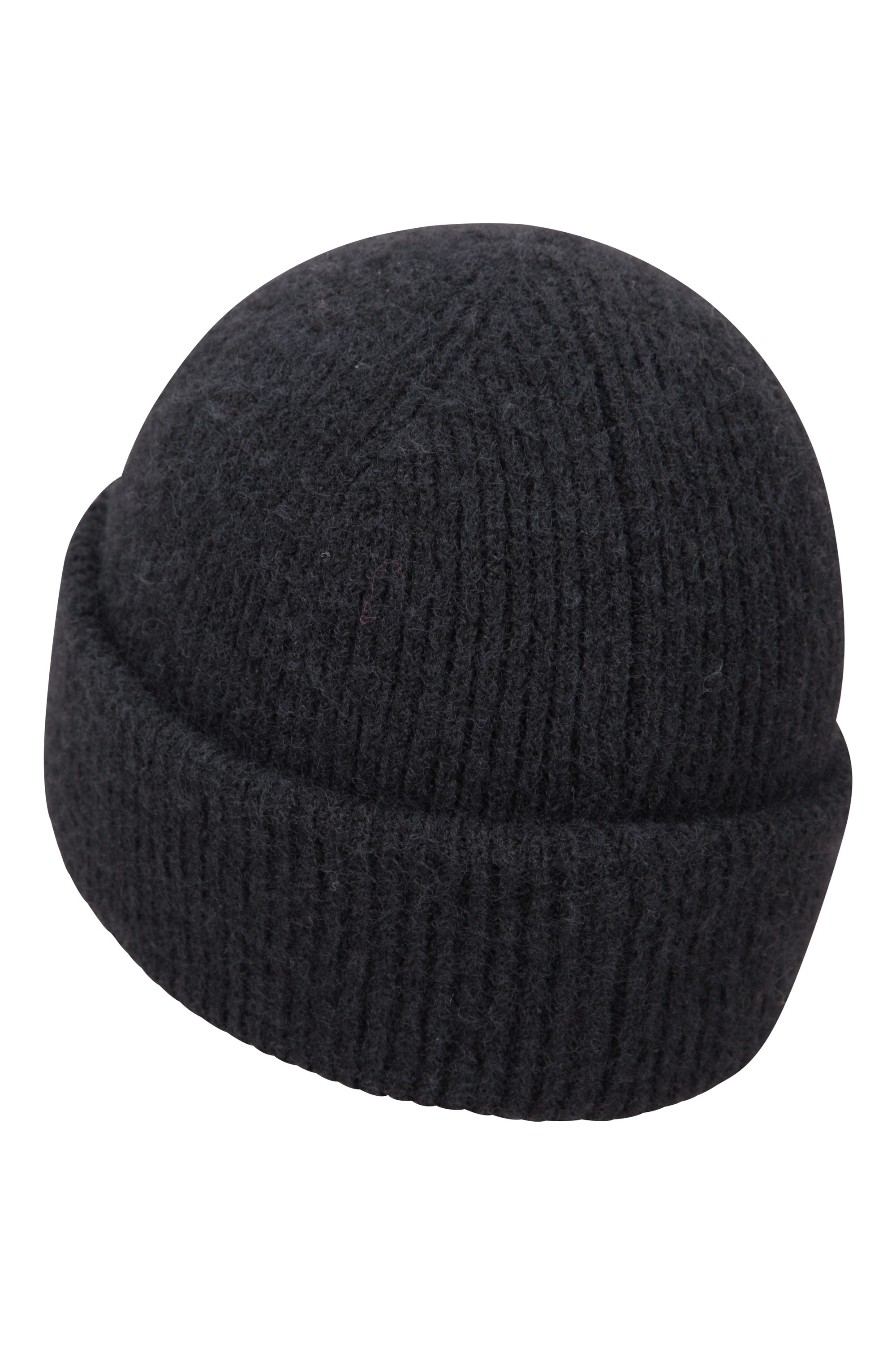 Heat Holders Mens Warm Fleece Lined Insulated Ribbed Knit Winter Thermal Hat 