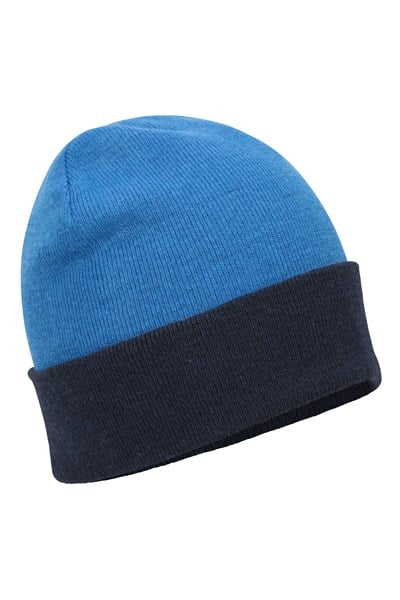 Augusta Reversible Recycled Beanie - Navy