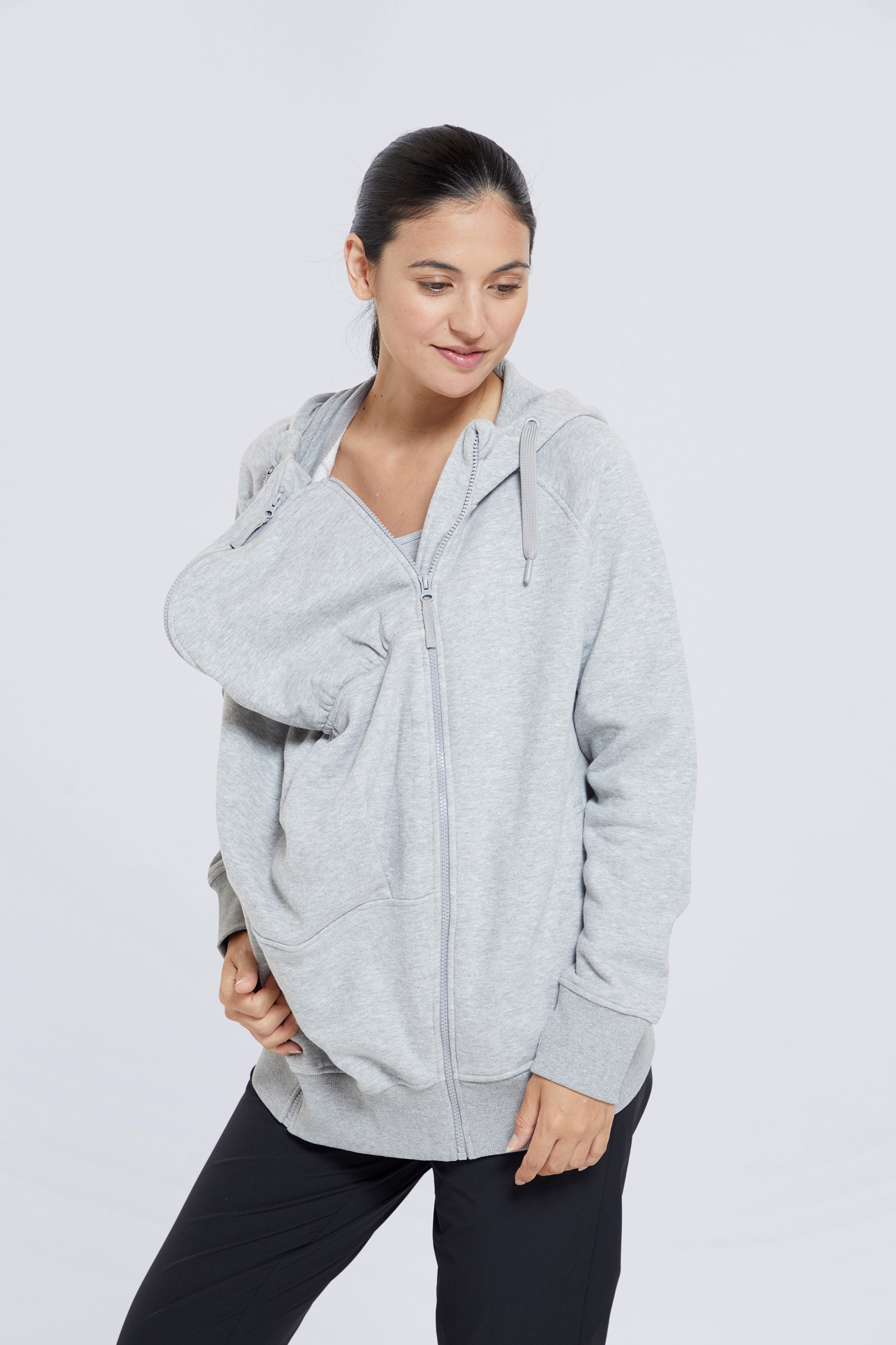 Maternity GapFit Half-Zip Hoodie