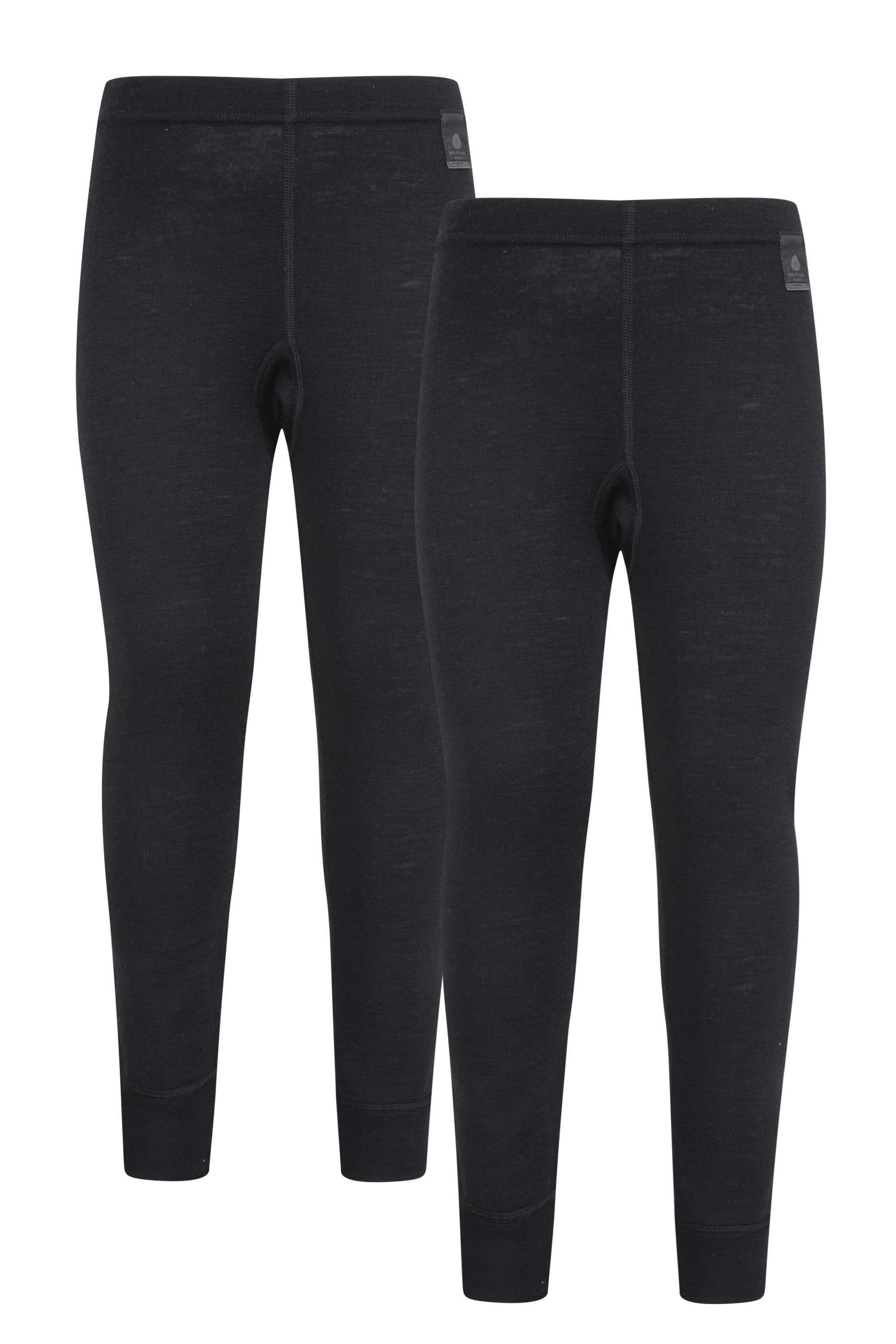 Mountain Warehouse Merino Womens Thermal Base Layer Pants Breathable High Wicking Easy Care -Ideal for Travelling Antibacterial Bottoms Lightweight Trousers 