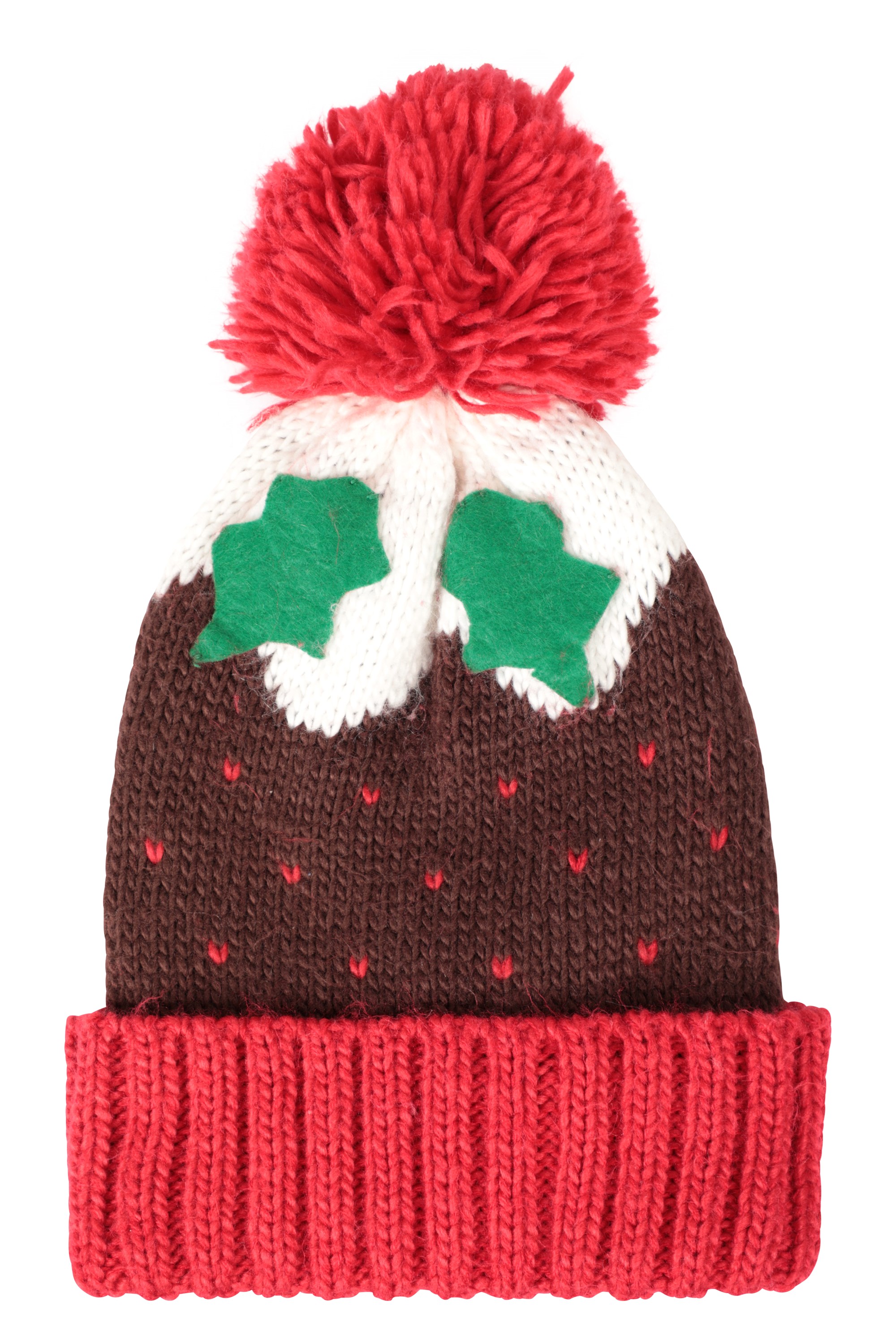 Christmas Pudding Beanie - Red