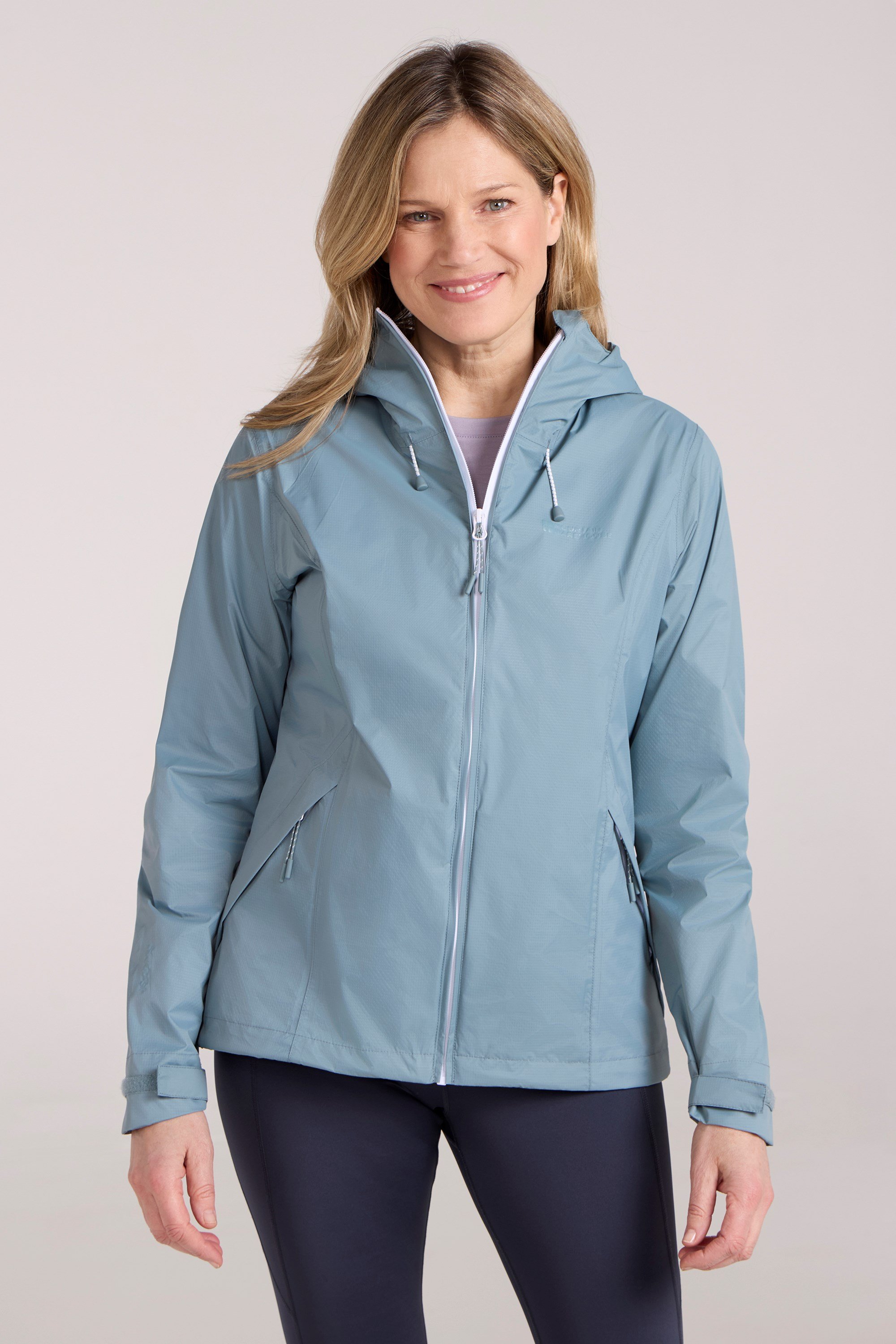 Swerve Womens Packaway Waterproof Jacket - Teal