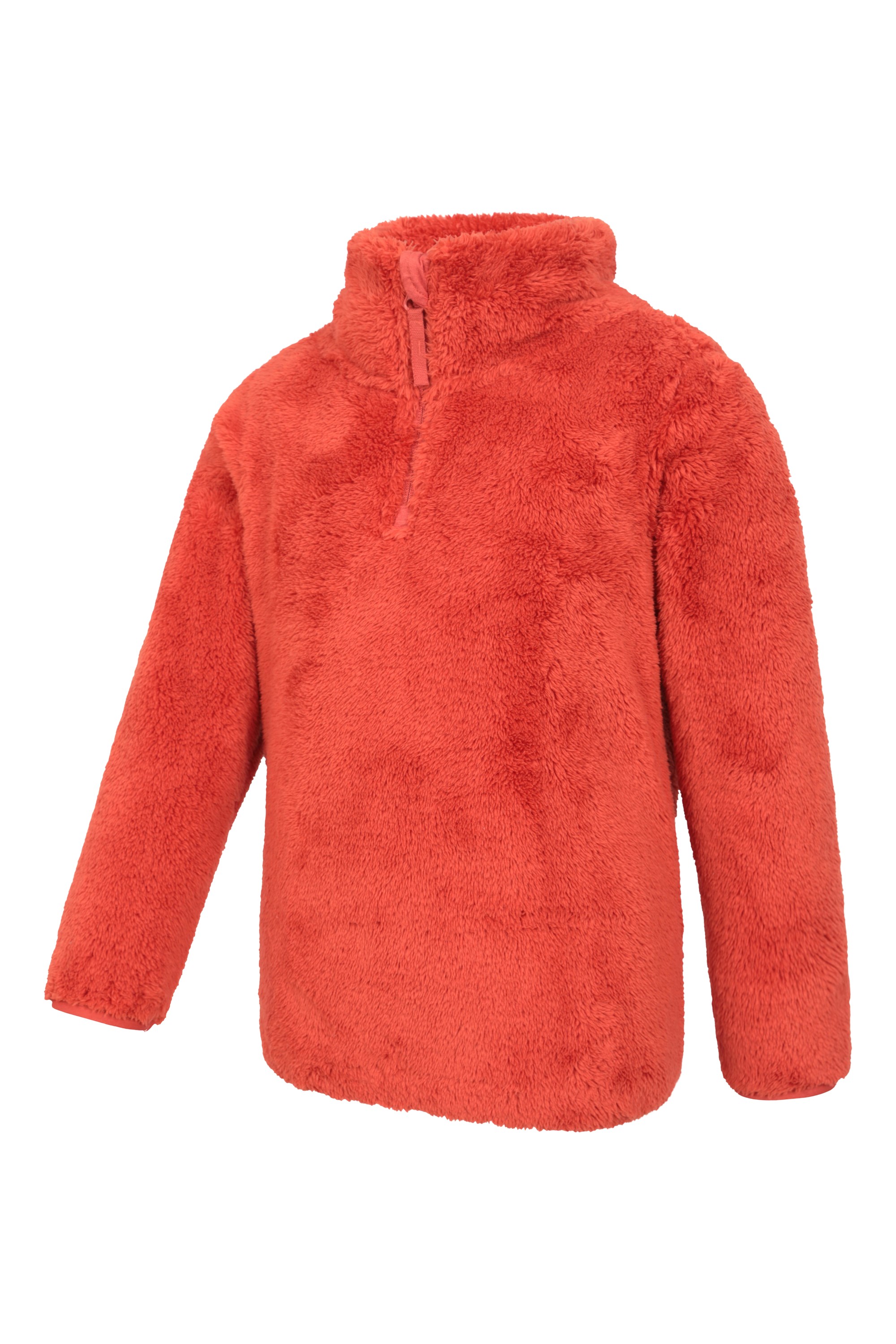 Mountain Warehouse Teddy Kids Pullover Unisex Half Zip Breathable Fleece Top