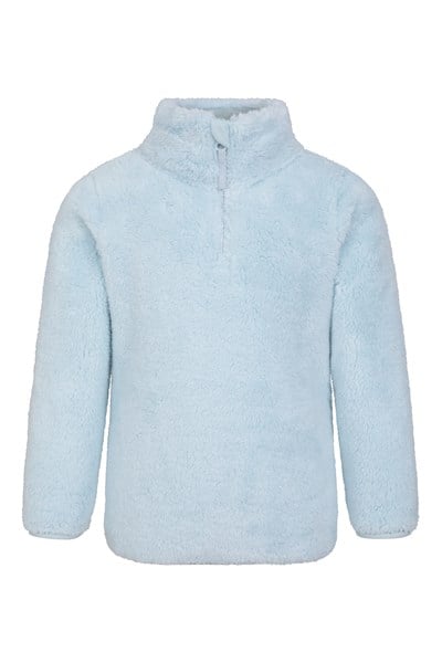 Teddy Kids Half-Zip Fleece - Blue