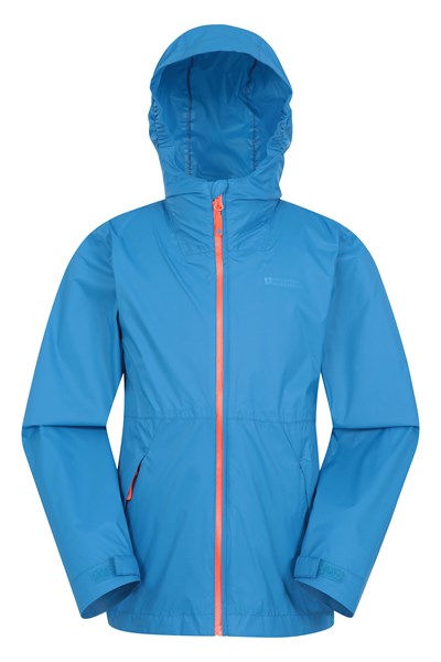 Swerve Kids Waterproof Jacket - Blue