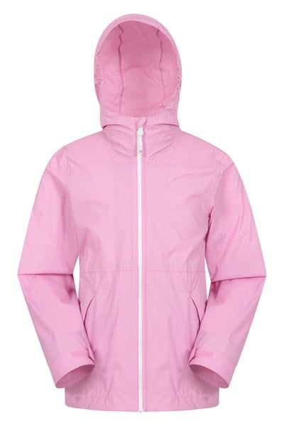 Swerve Kids Waterproof Jacket - Pink