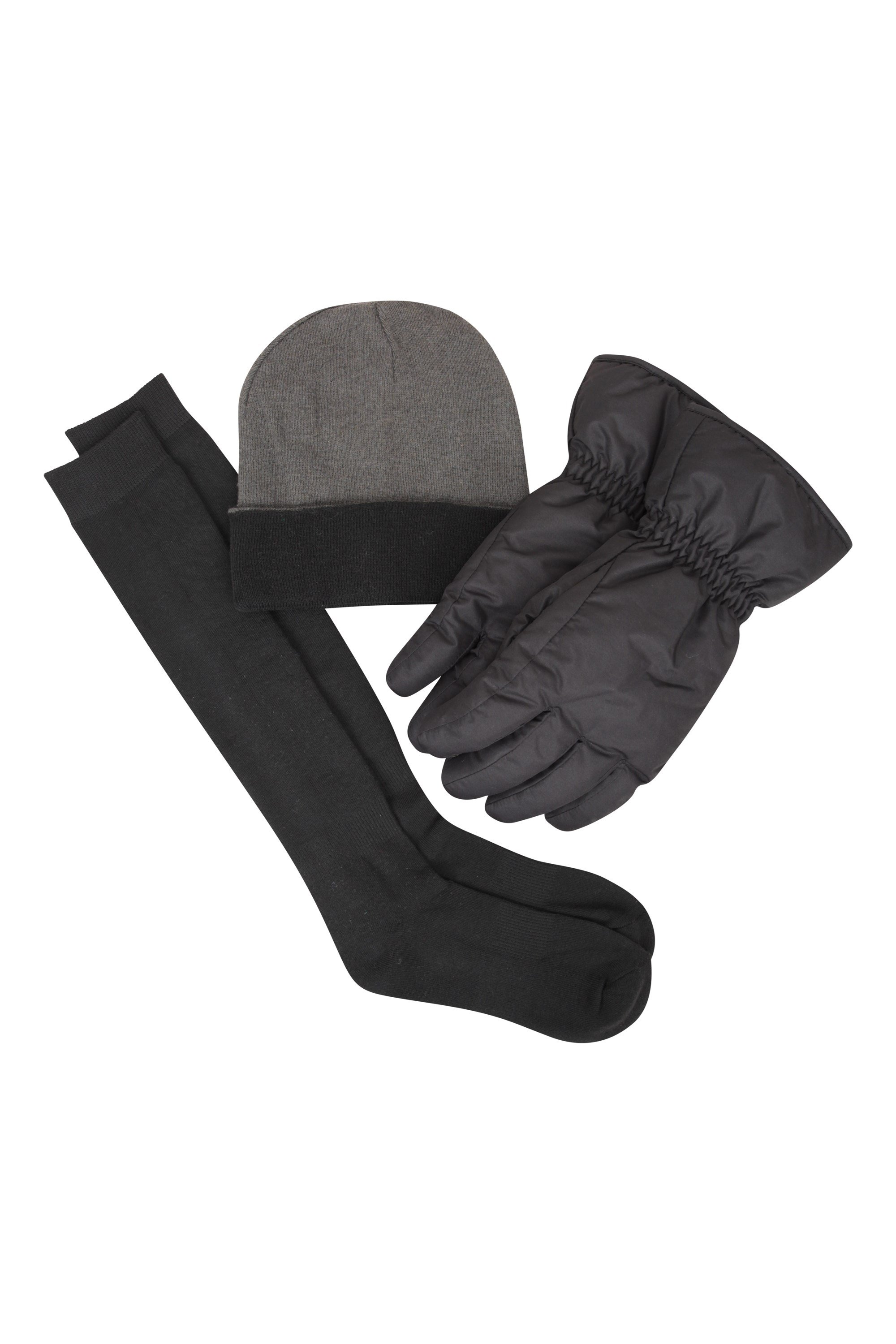 Mens Winter Accessories Set - Black