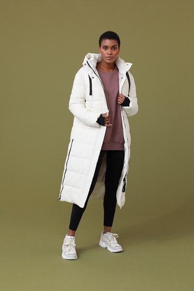 Active People Comfort Zone Womens Padded Jacket - Cream