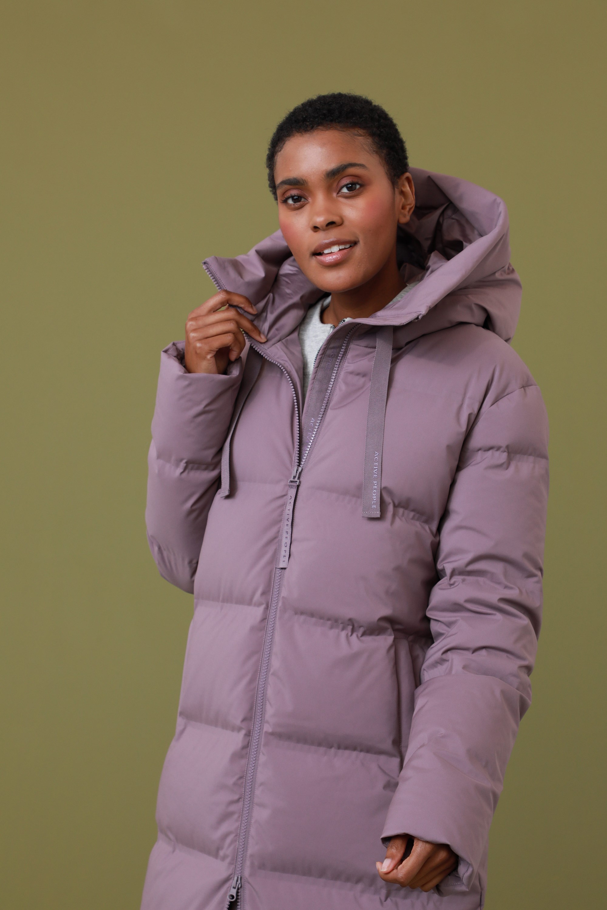 womens long goose down coat