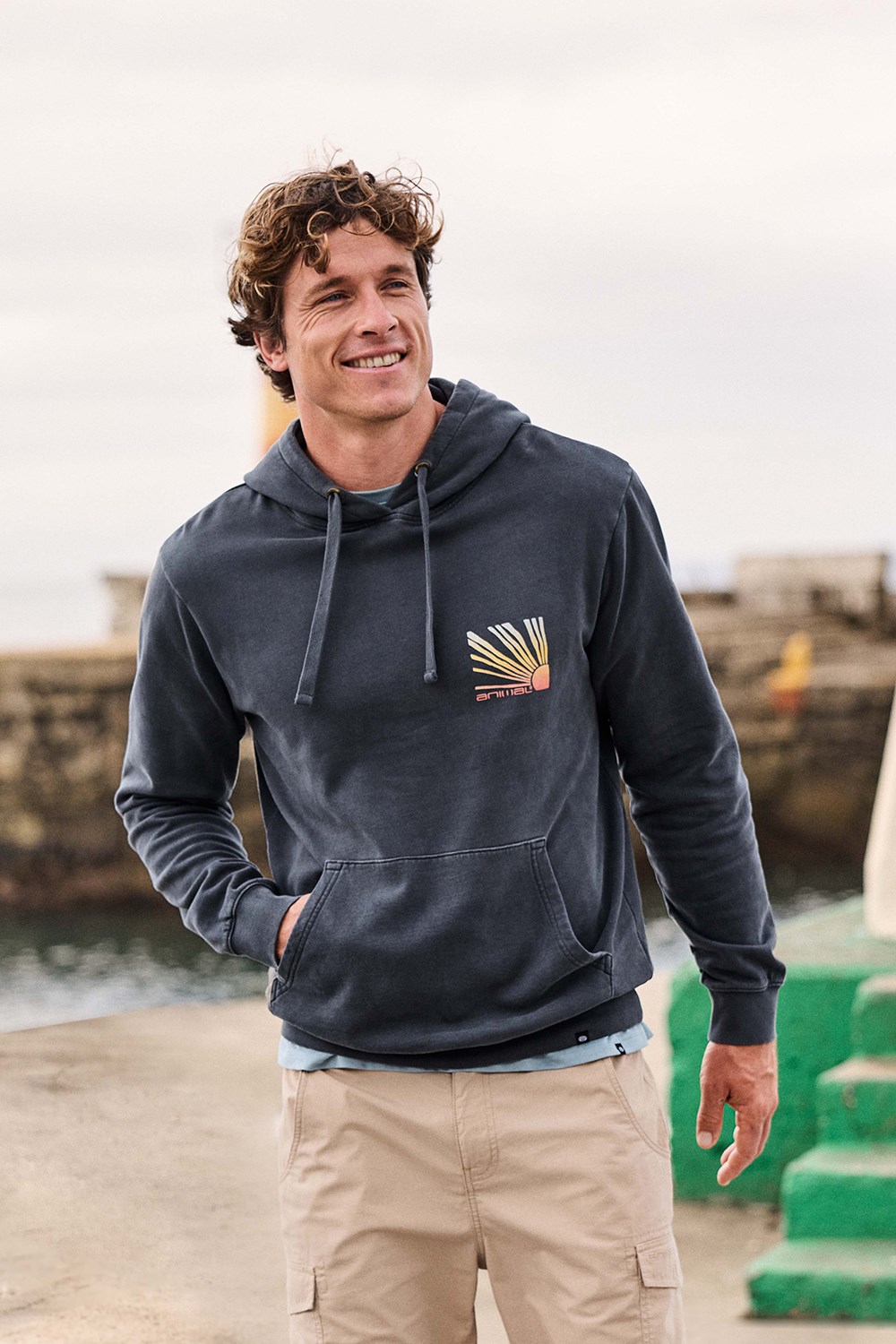 Animal River Men's Hoodie Graphic Printed Hooded Sweatshirt with Pocket - Picture 42 of 83