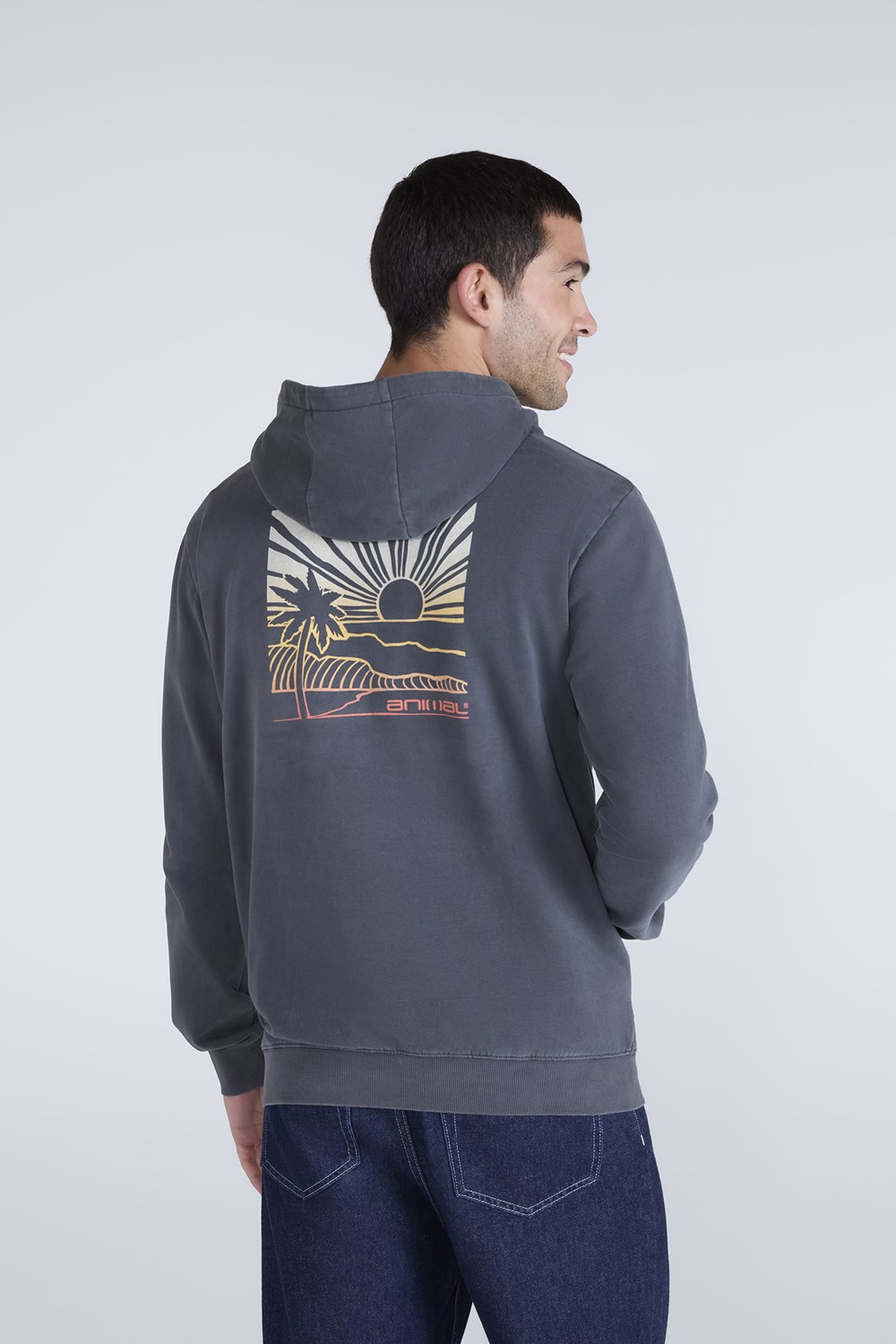 Animal River Men's Hoodie Graphic Printed Hooded Sweatshirt with Pocket - Picture 46 of 83