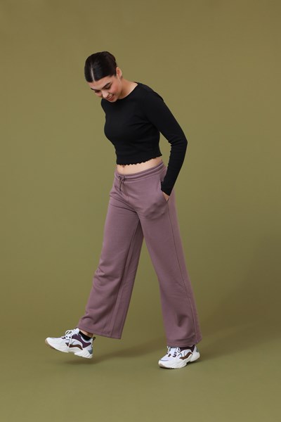 Infinity Womens Luxe Trousers - Purple