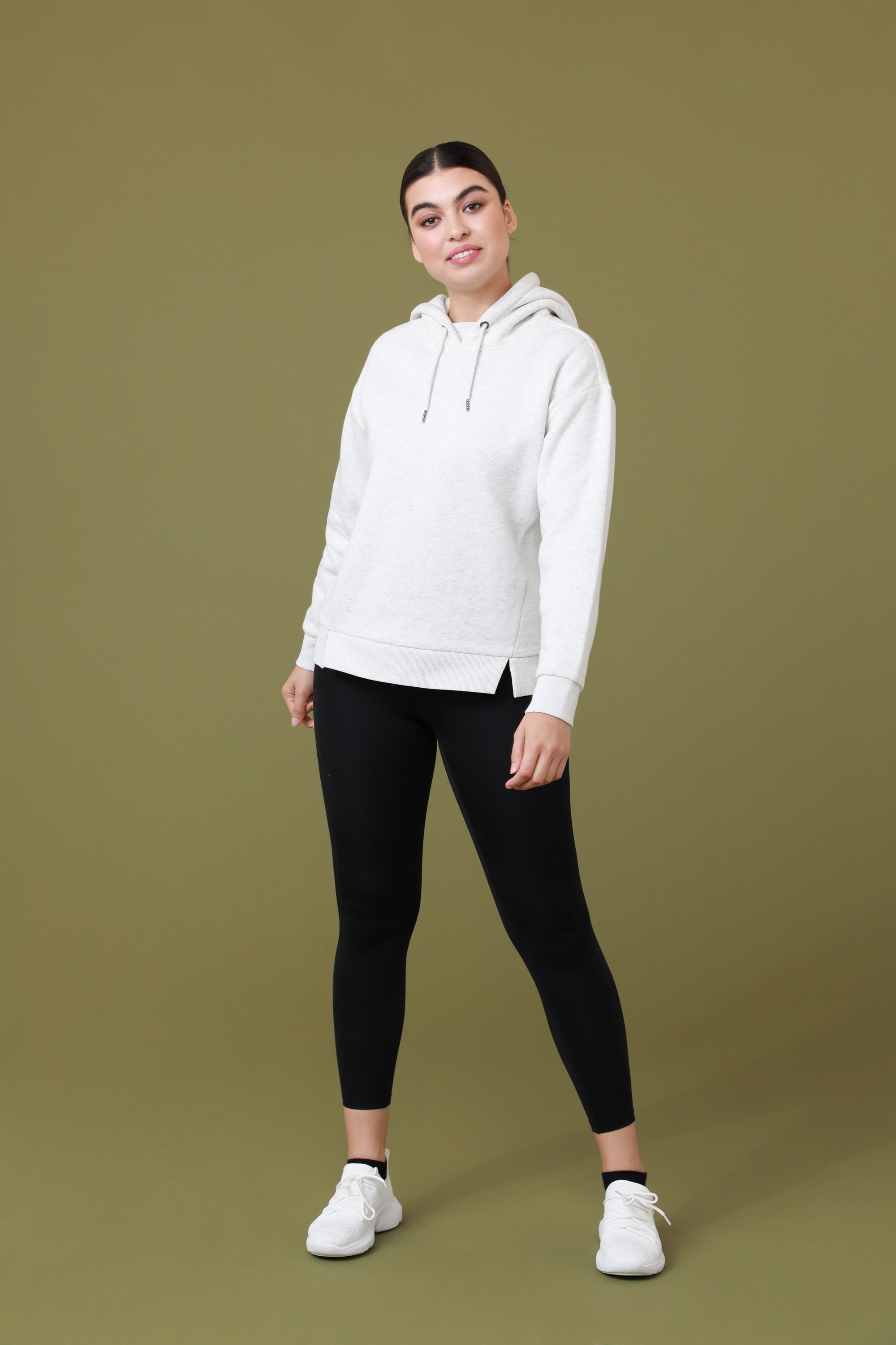 Active People Endurance Kapuzenpullover für Damen - Cremefarben