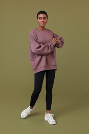 Infinity Tipping Womens Sweater Light Purple