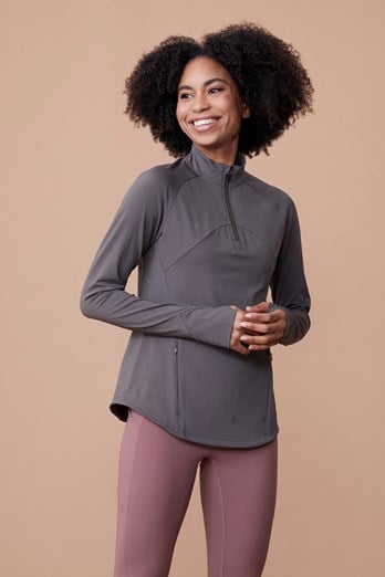 Go Getter Womens Midlayer Khaki