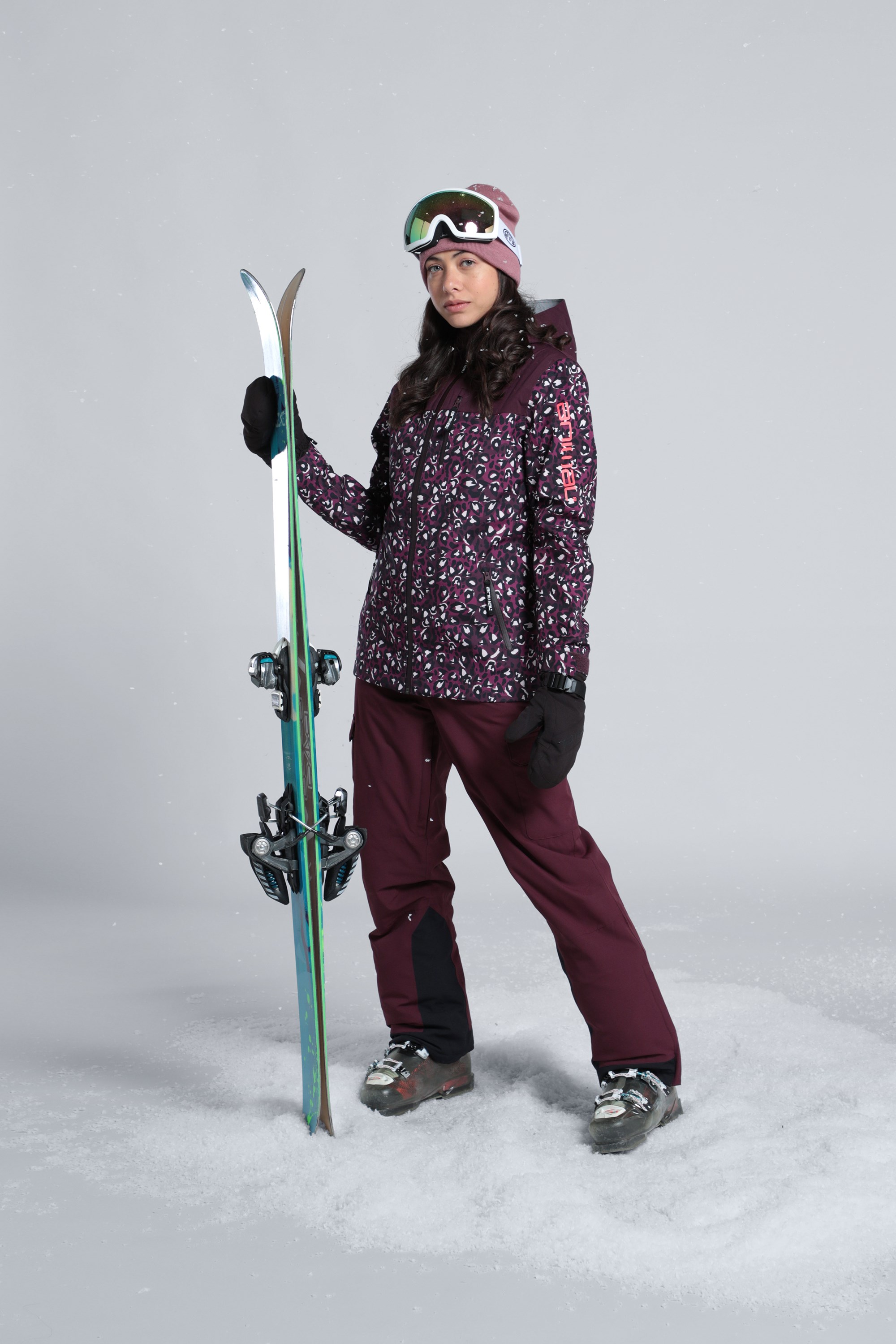 Mountain Warehouse Wms  Womens Printed Ski Balaclava In Blue One Size 