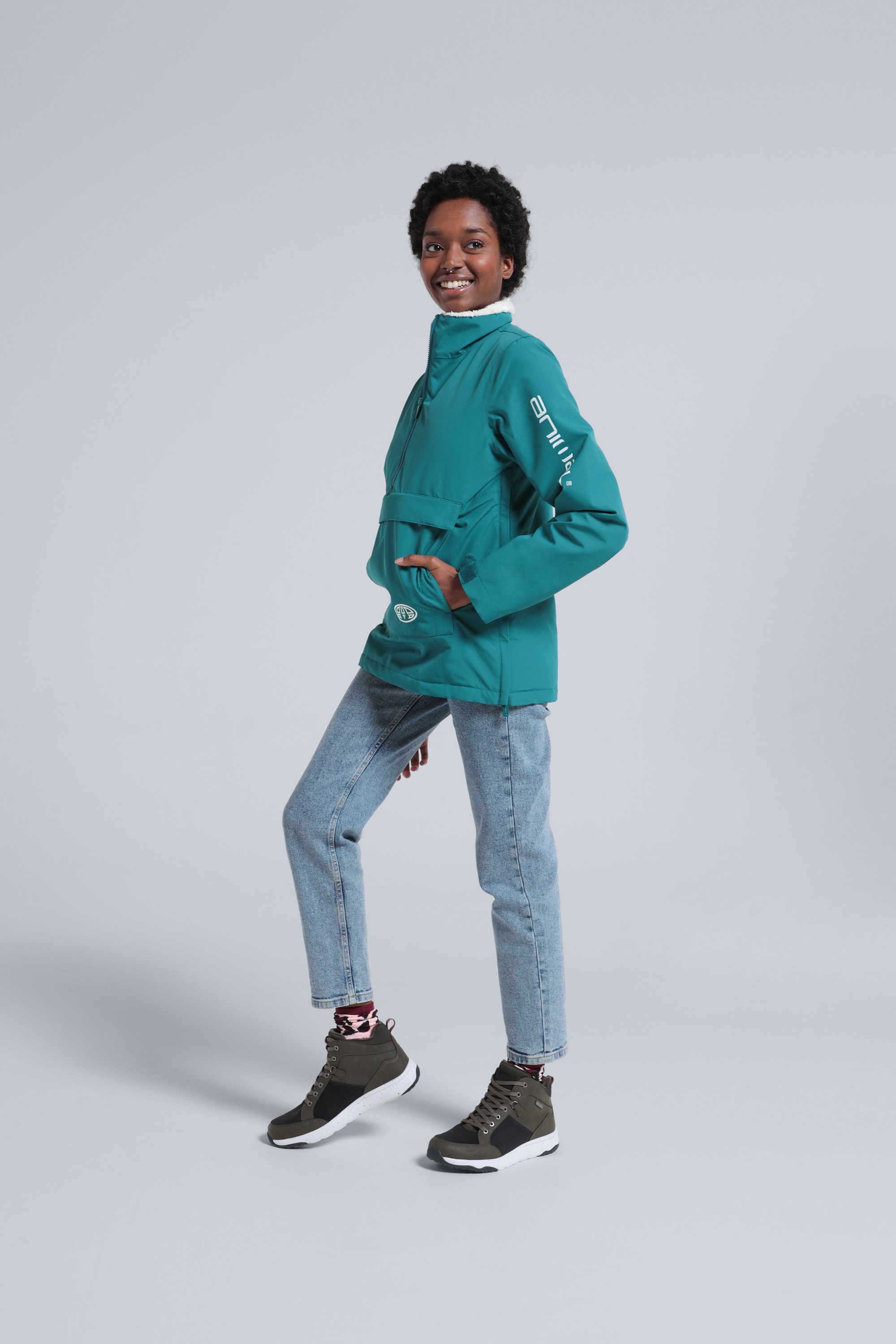 Lined anorak on sale jacket women's