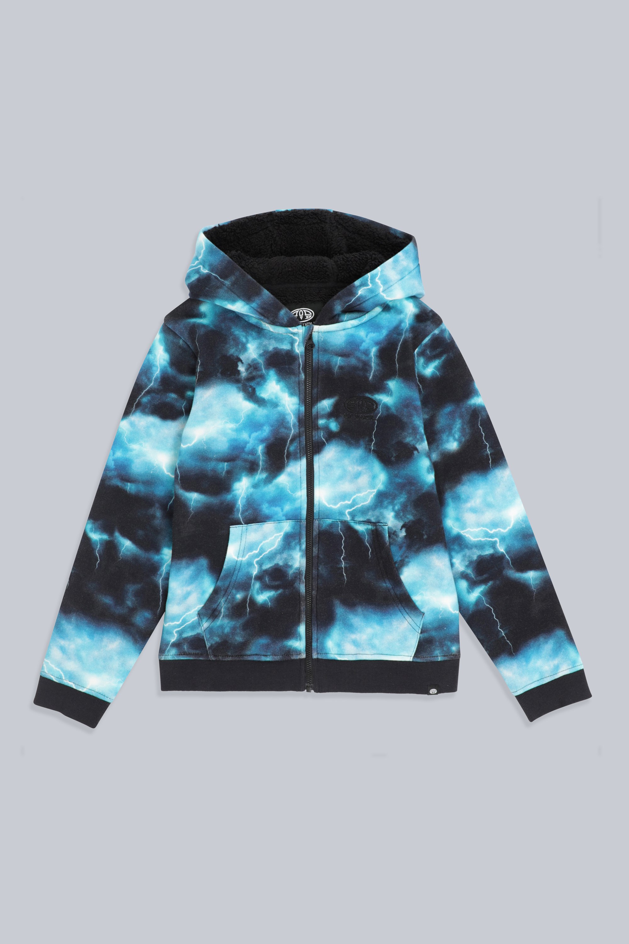 Animal Cade Sherpa Kinder-Kapuzenpullover - Blau