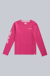 Animal Sadie Kids Organic T-Shirt Pink