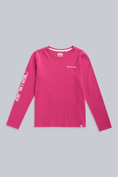 Animal Sadie Kids Organic T-Shirt - Pink