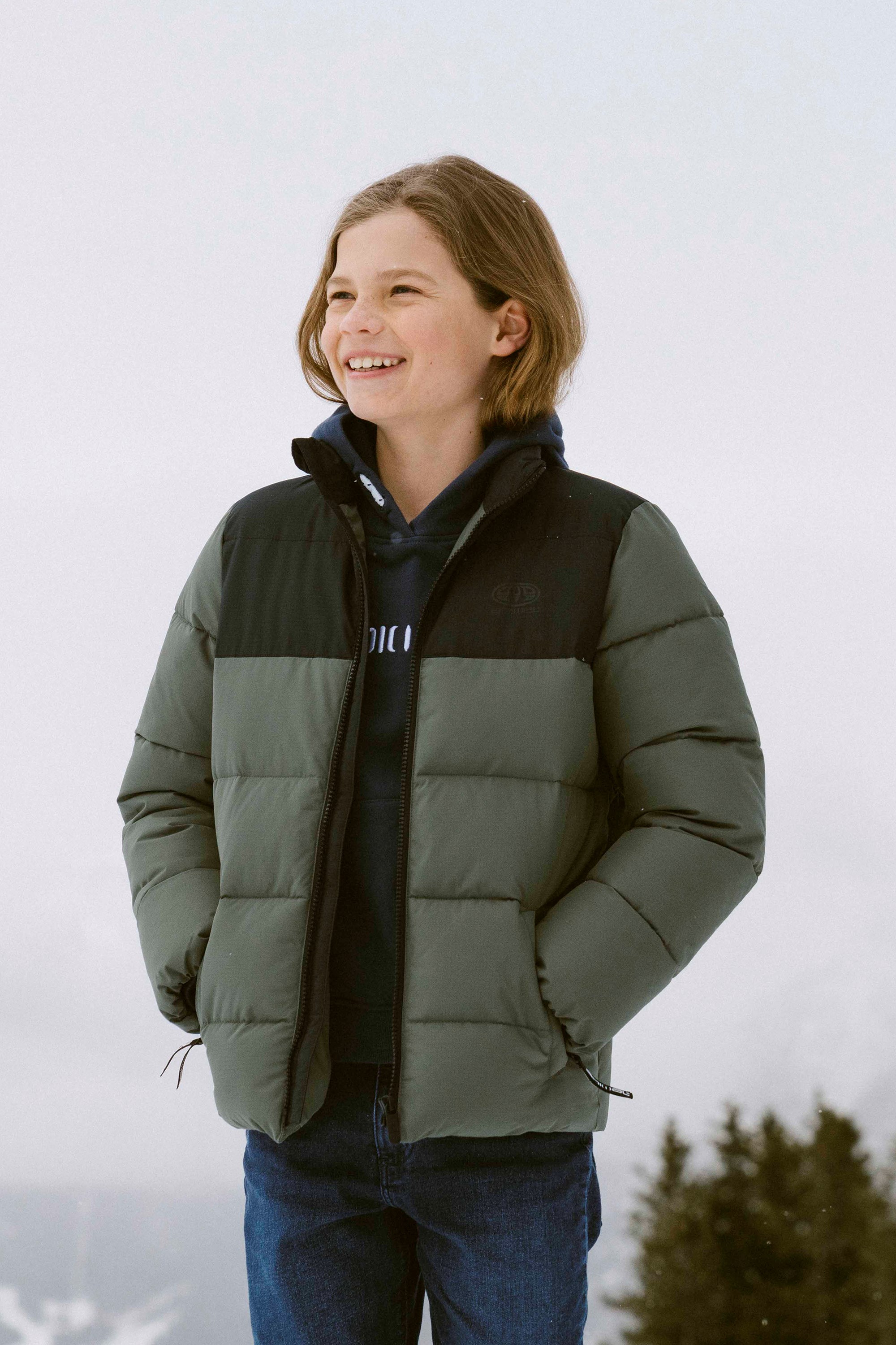 Explore Kids Recycled Jacket - Green