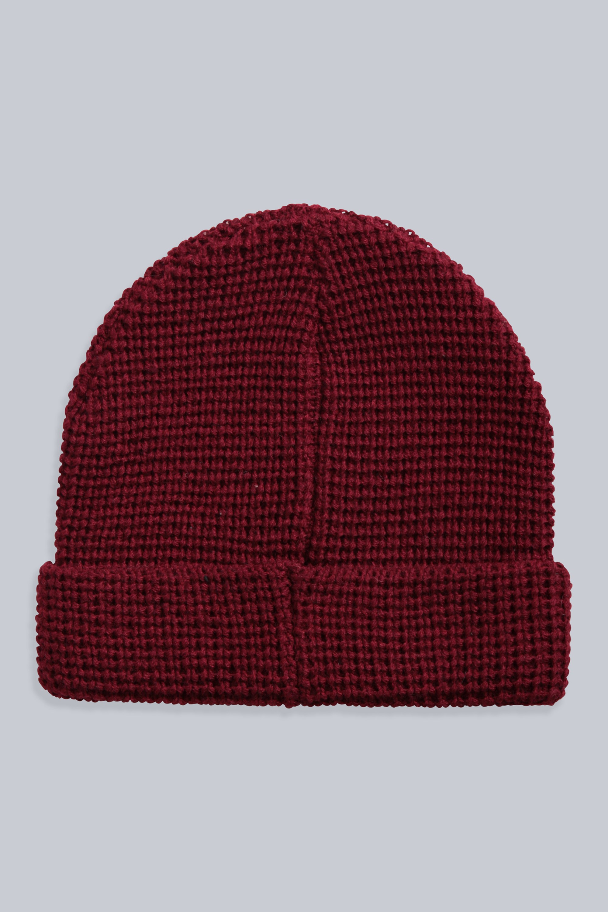 mens waffle knit beanie