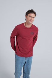 Tommy Mens Organic T-Shirt Red