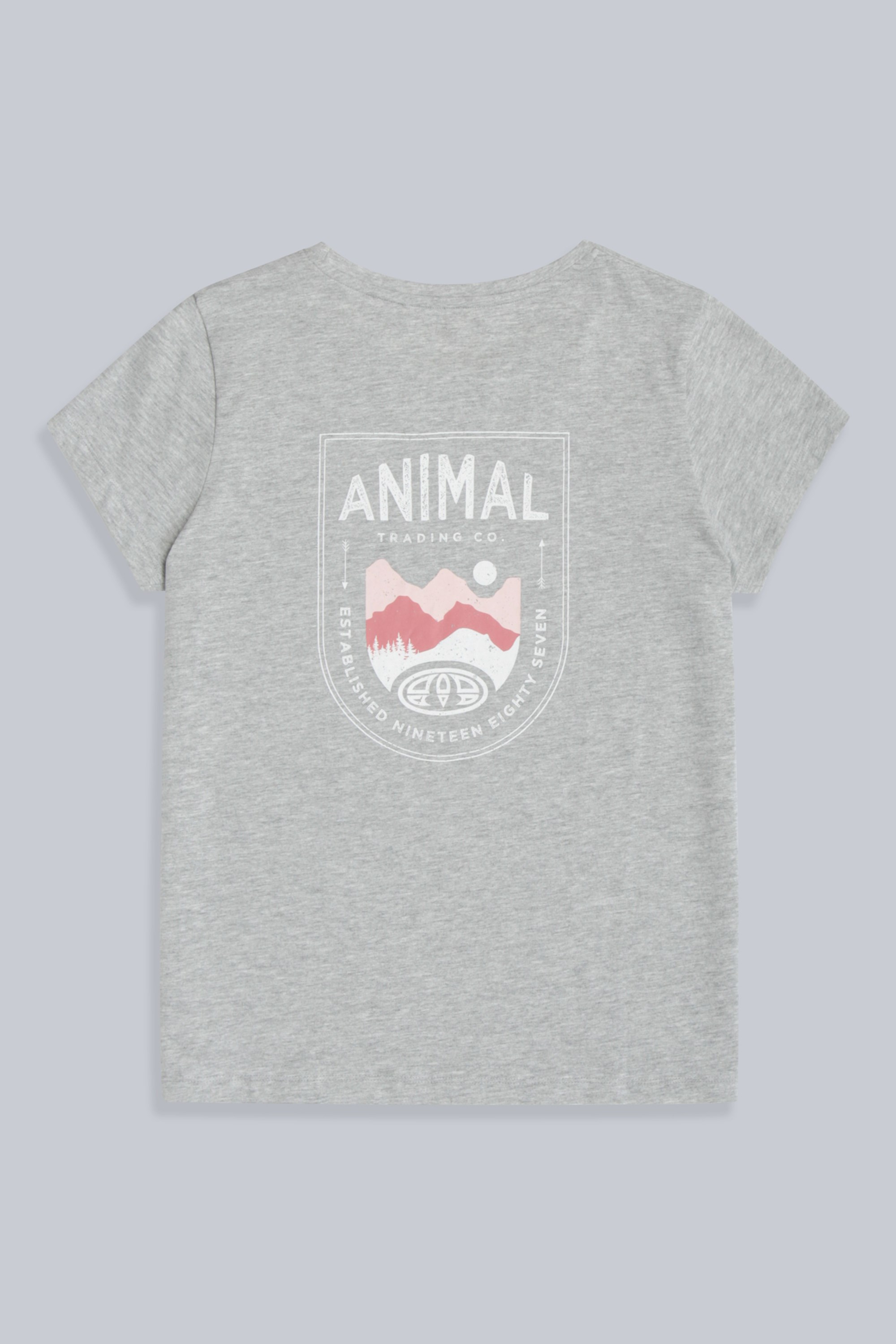 Animal Marina damska organiczna koszulka - Grey