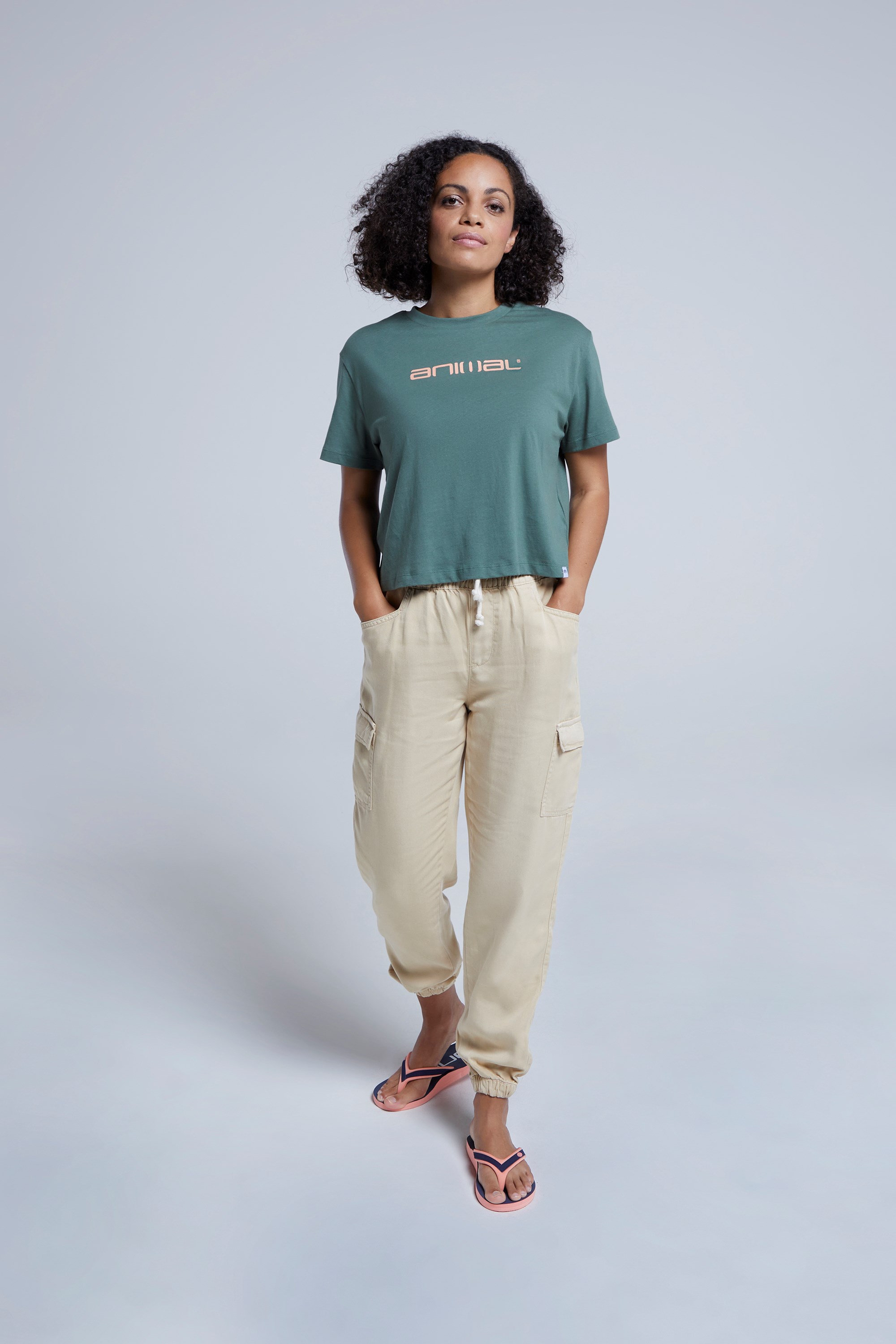 Womens Layne Organic T-Shirt - Green