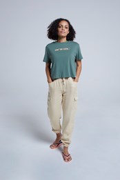Womens Layne Organic T-Shirt Khaki