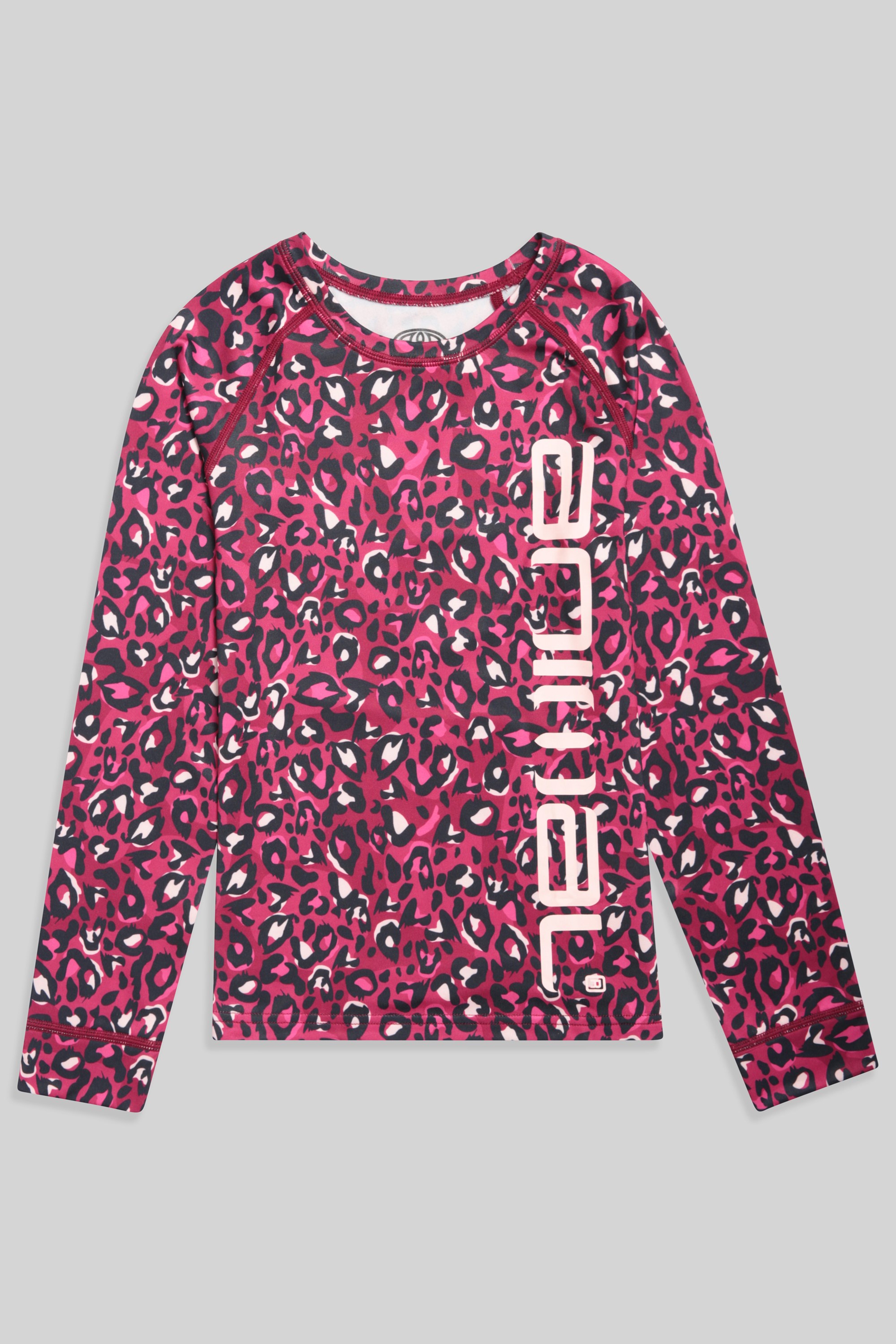 Animal Snuggle dziecięca bluzka z materiałów pochodzących z recyklingu - Pink