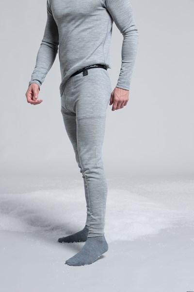 Animal Frosty Mens Merino Leggings - Grey