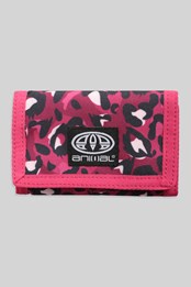 Kids Recycled Trifold Wallet Fuchsia