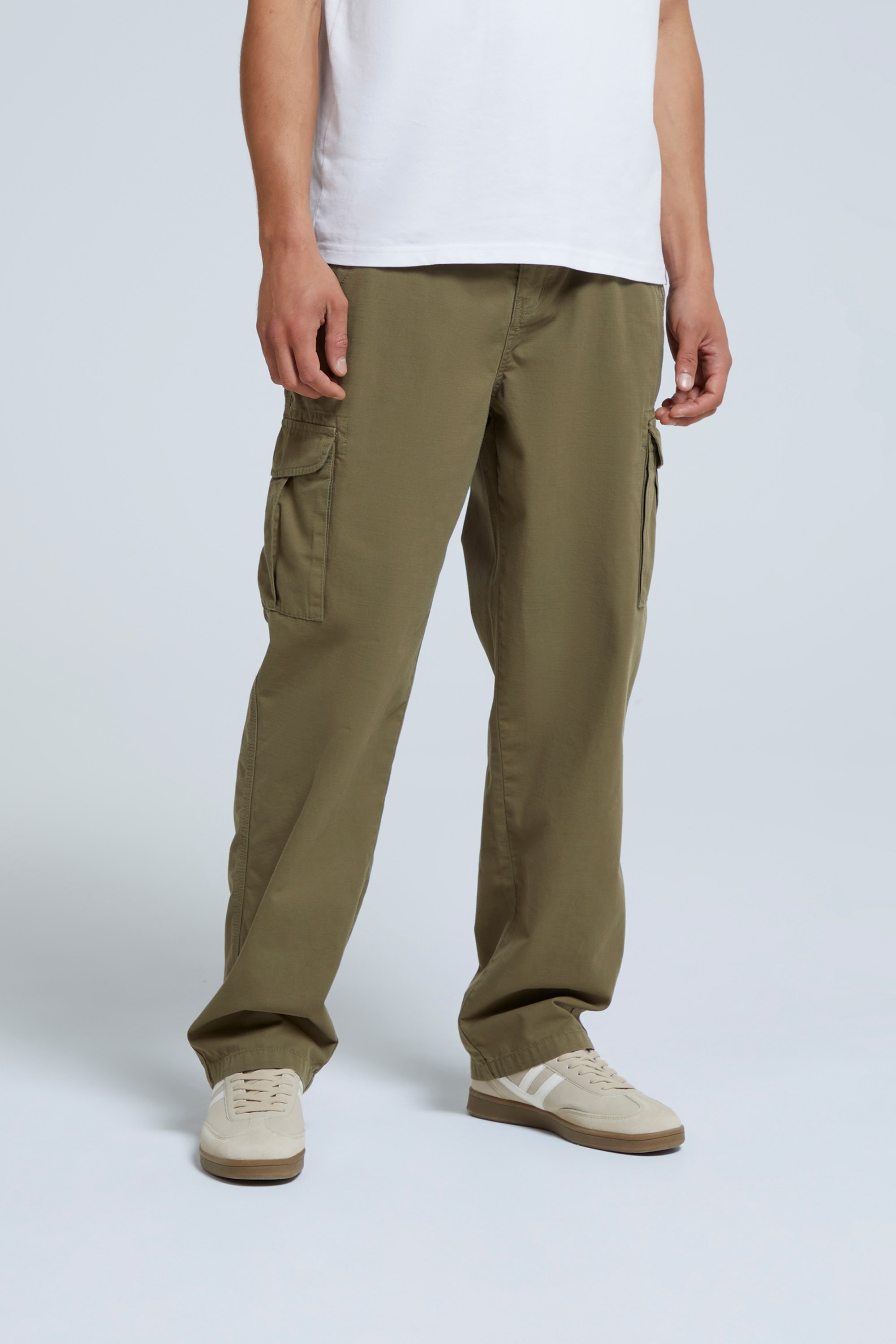 Merrick Mens Organic Trousers - Green