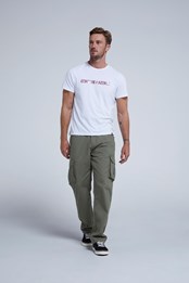 Merrick Mens Organic Trousers Khaki