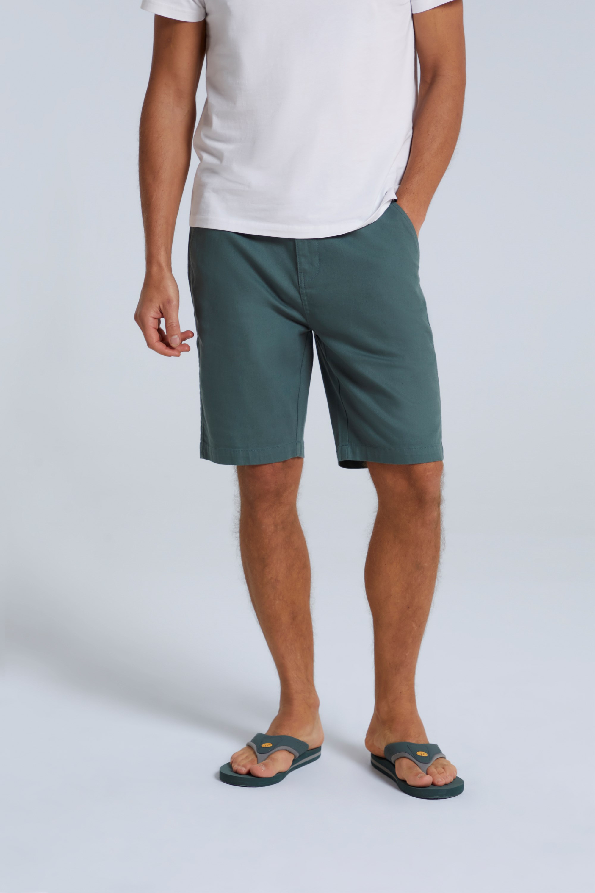 Westbay Mens Organic Chino Shorts - Green