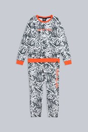 Animal Doze Kids Pyjama Set Grey