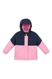 Baby Colourblock Waterproof Jacket Pink