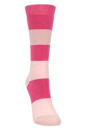 Striped Kids Ski Socks