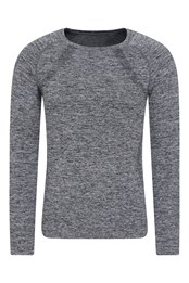 Kinetic Mens Seamless T-Shirt Grey