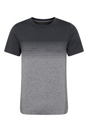 Grip Mens Seamless Ombre T-Shirt Grey