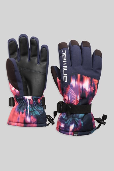 Animal Pursuit Womens Snow Gloves - Navy