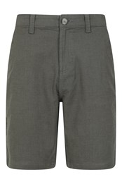 Grove pantalones cortos de tejido dobby con textura