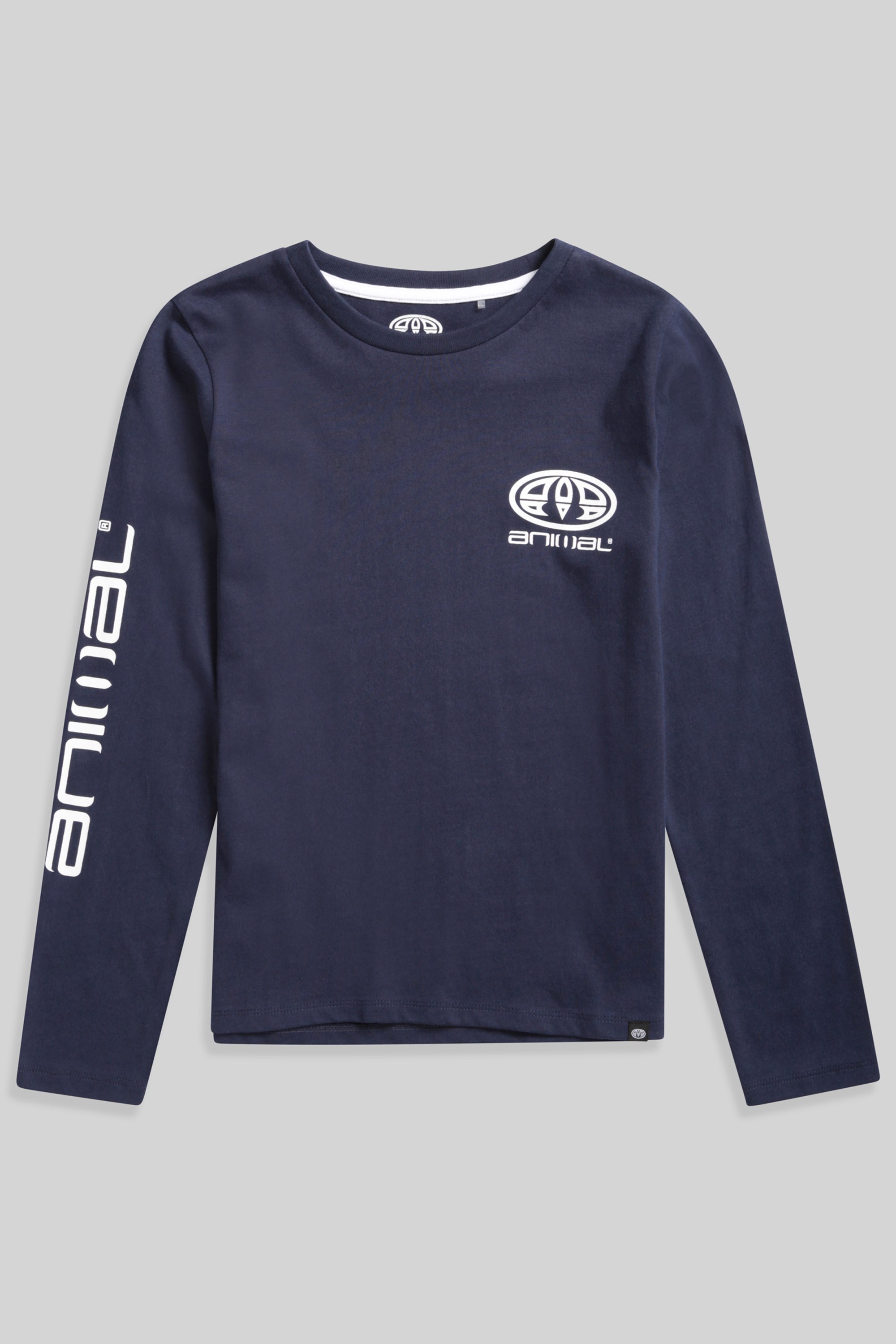 Animal Bradley T-Shirt mit Logo für Kinder - Marineblau