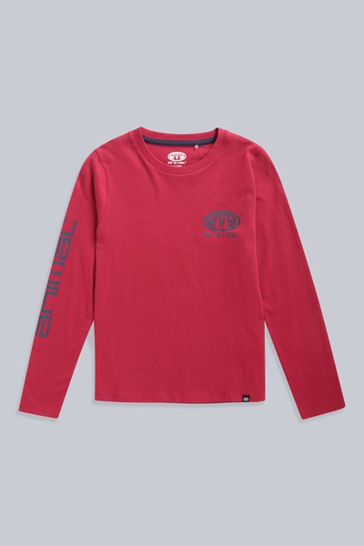 Animal Bradley Kids Logo T-Shirt - Red