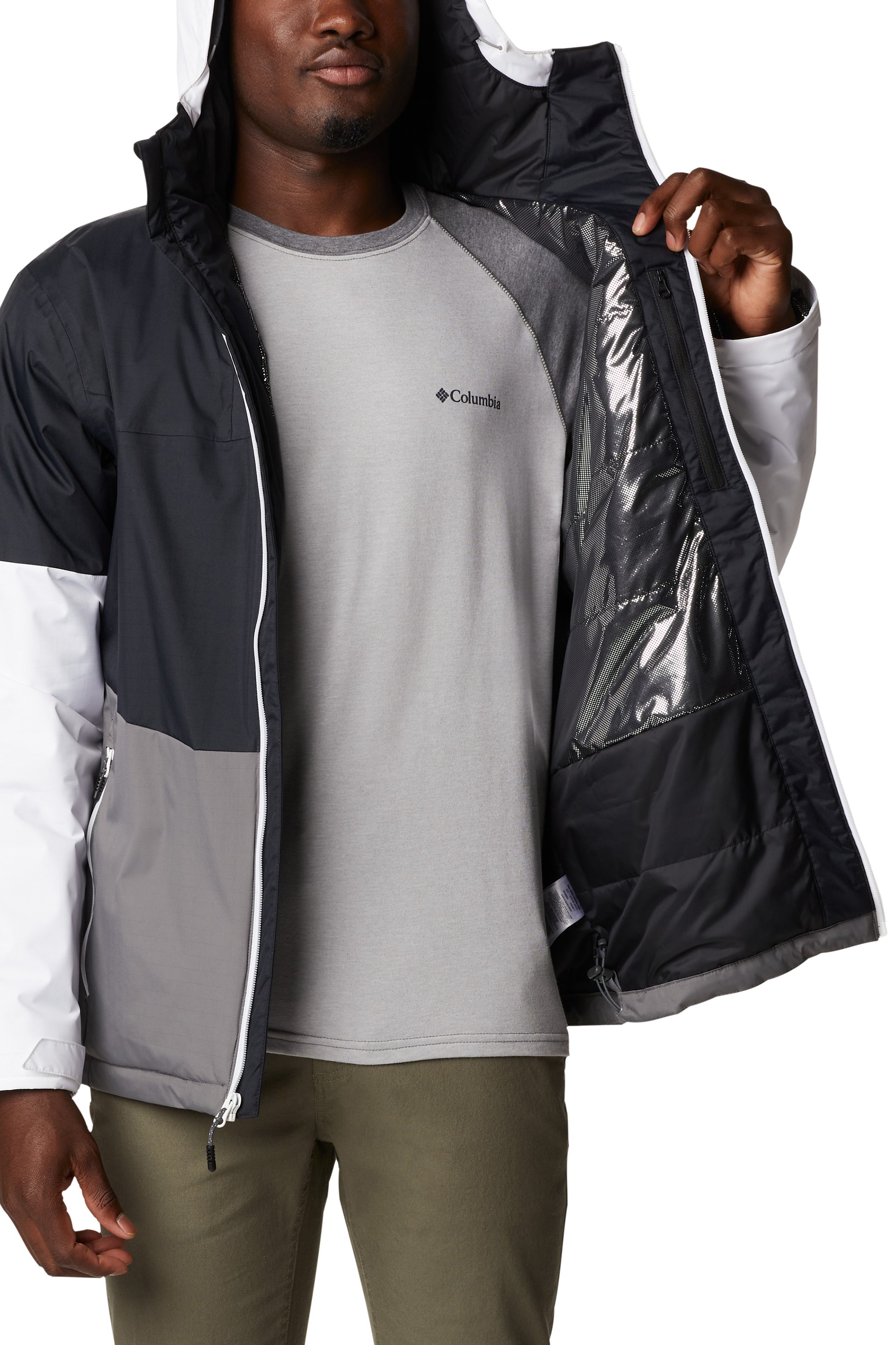 columbia men's point park windbreaker