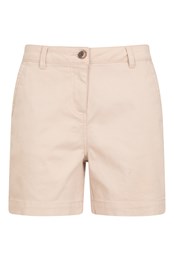 Bay Womens Organic Chino Shorts Beige