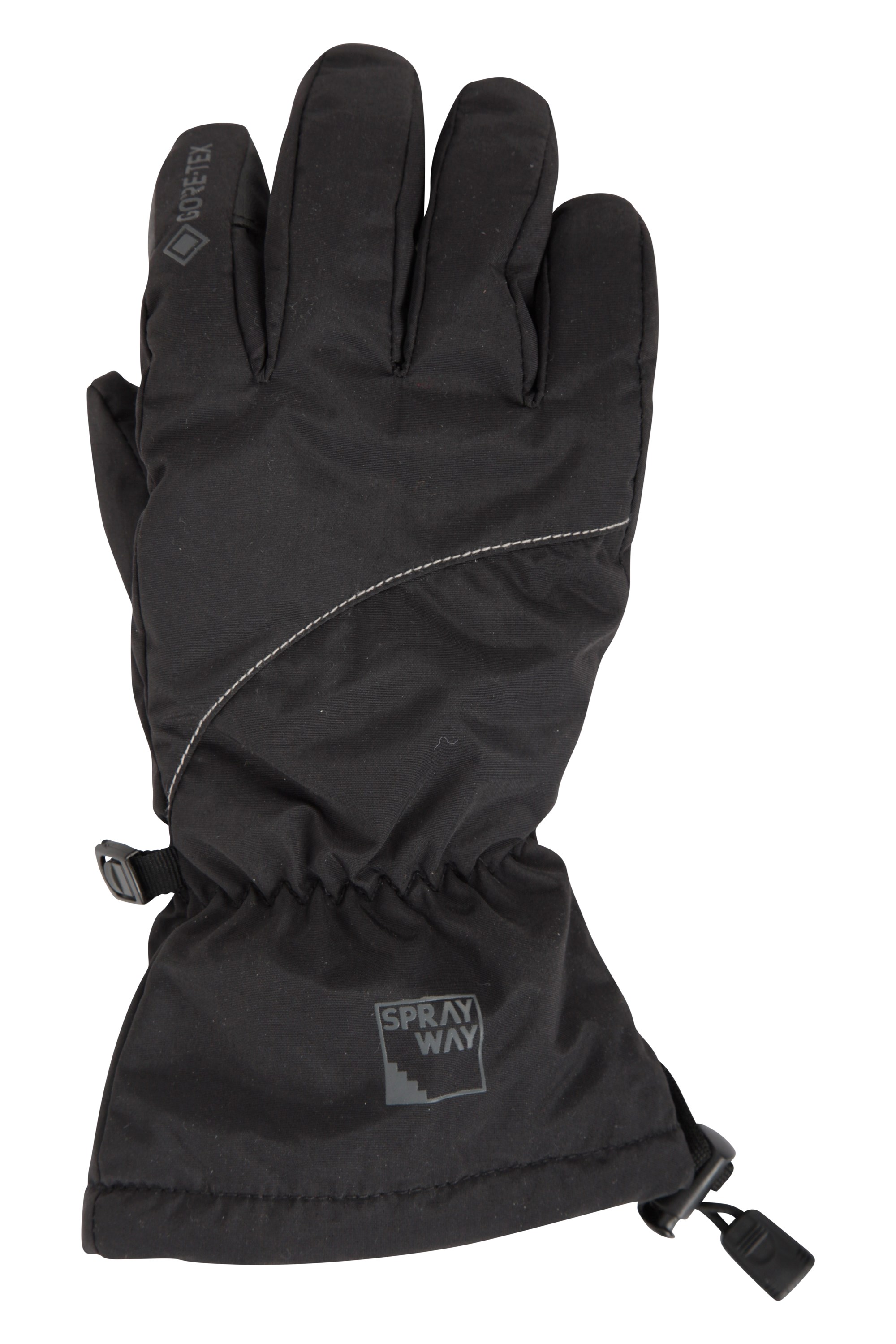 Mountain Warehouse Mountain Warehouse Womens Spray Panelled Gloves Ladies Lightweight Warm Mitts 